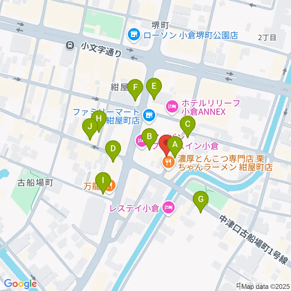 小倉WHIPPING POST周辺の駐車場・コインパーキング一覧地図