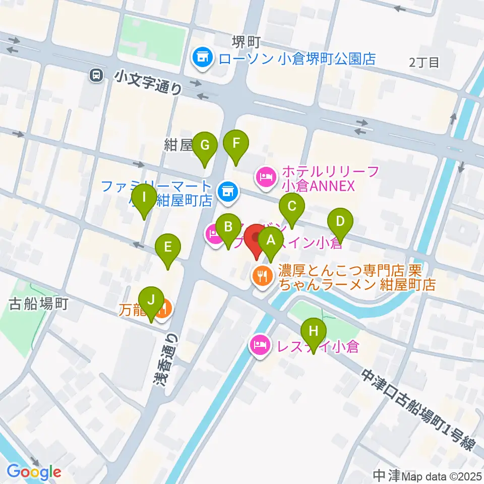小倉WHIPPING POST周辺の駐車場・コインパーキング一覧地図