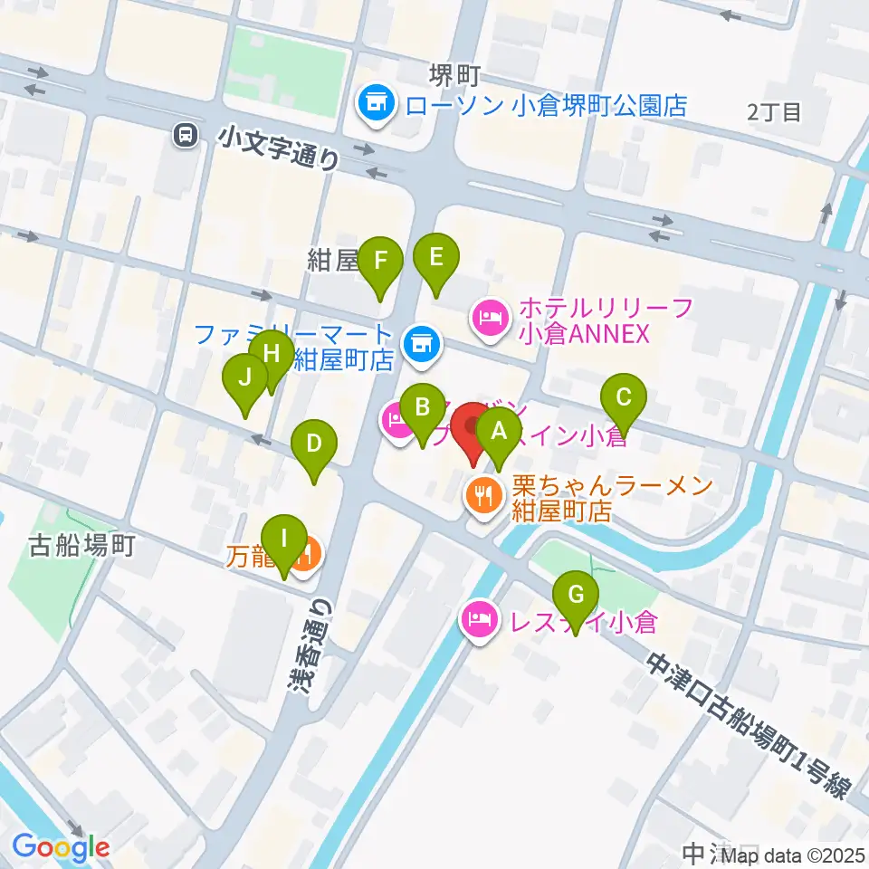 小倉WHIPPING POST周辺の駐車場・コインパーキング一覧地図