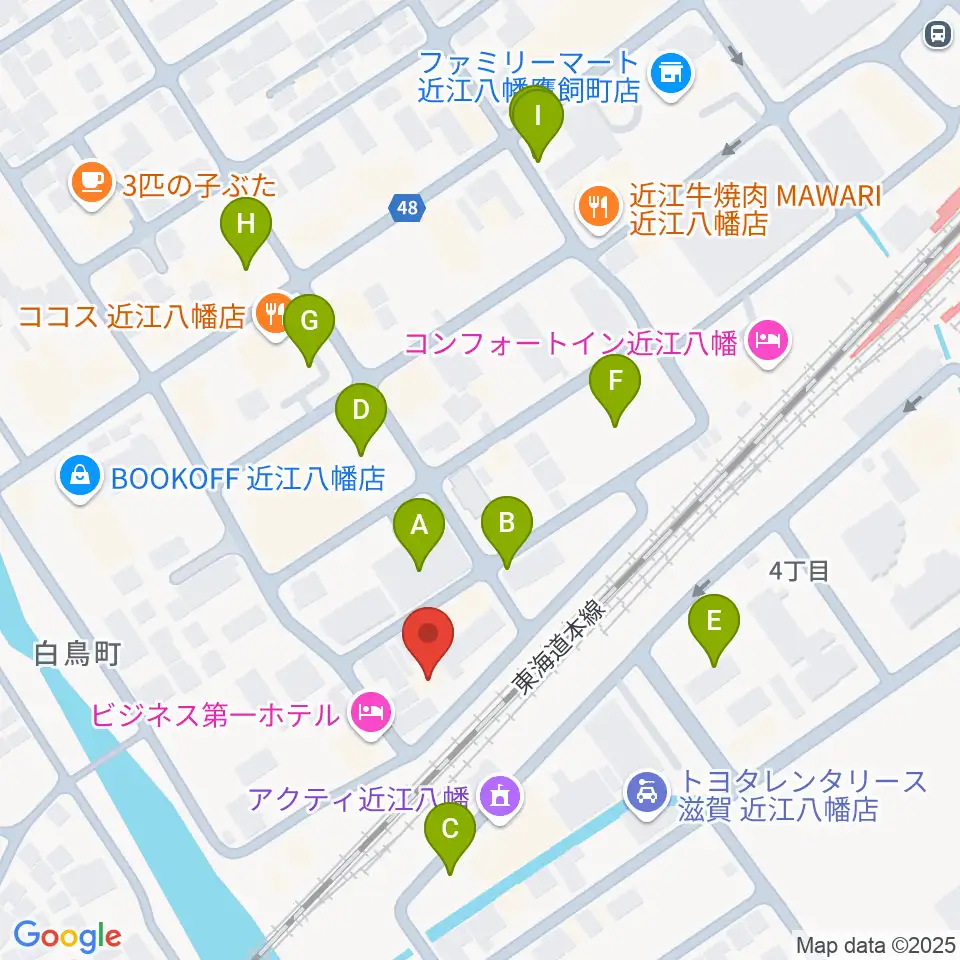 Eleven Guitars イレブンギターズ周辺の駐車場・コインパーキング一覧地図