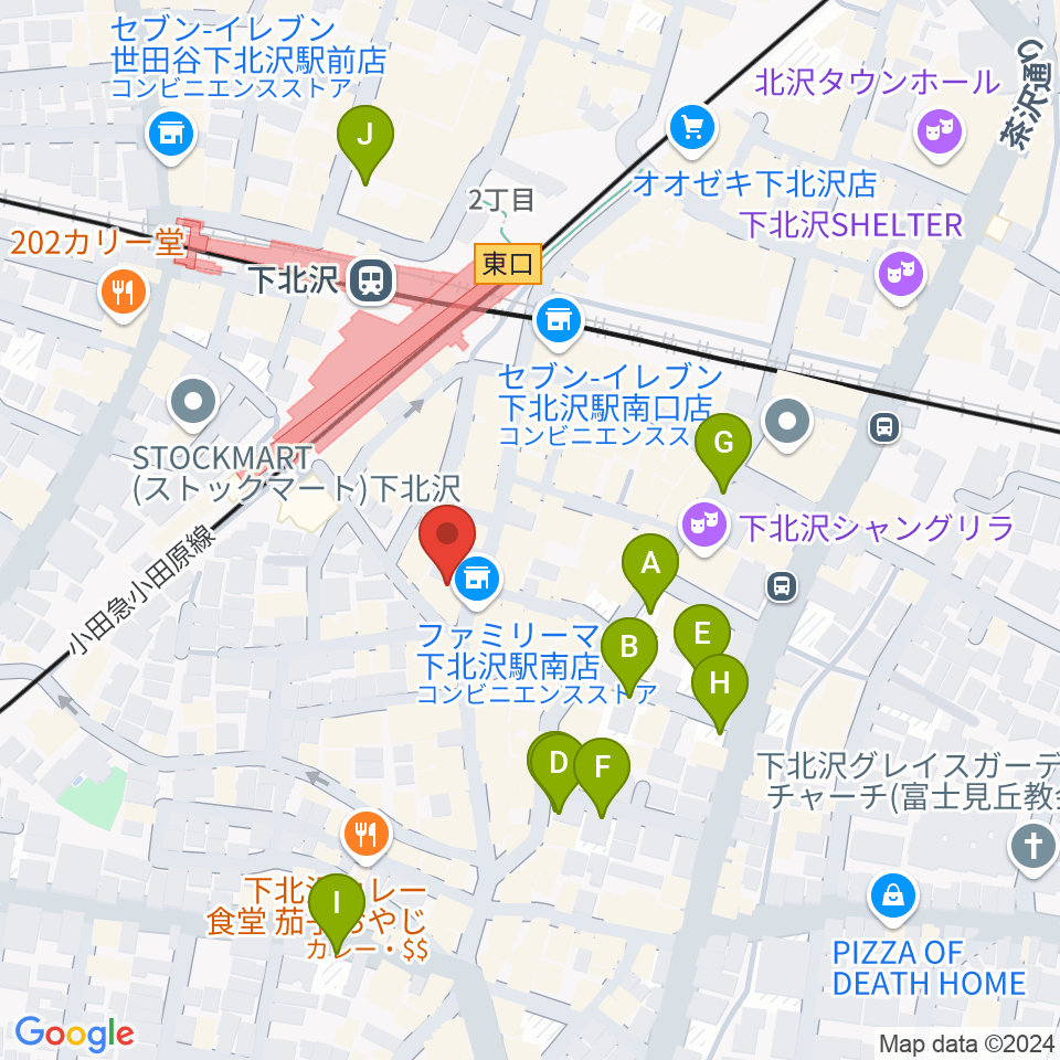 空飛ぶこぶたや周辺の駐車場・コインパーキング一覧地図