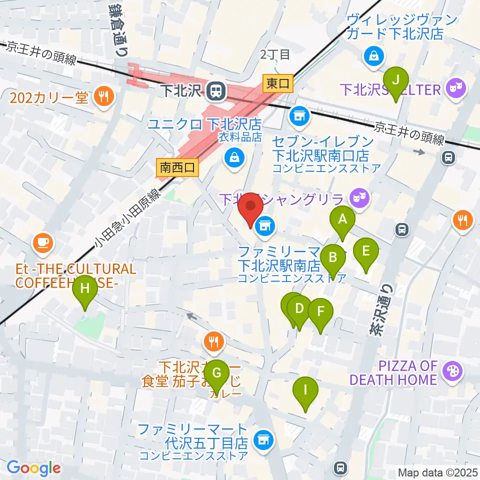 空飛ぶこぶたや周辺の駐車場・コインパーキング一覧地図