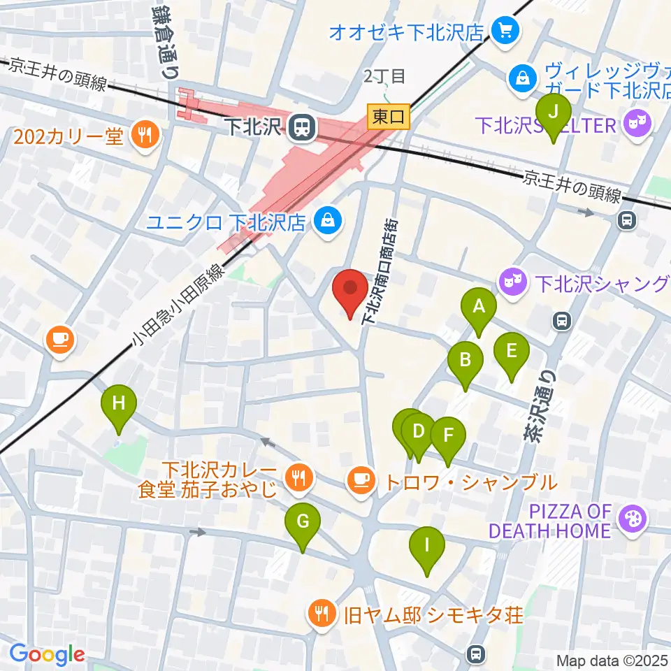 空飛ぶこぶたや周辺の駐車場・コインパーキング一覧地図