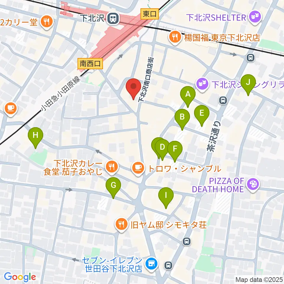 空飛ぶこぶたや周辺の駐車場・コインパーキング一覧地図