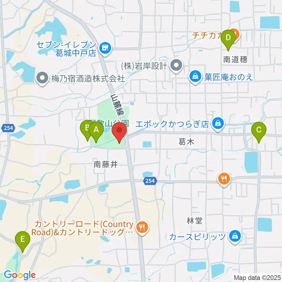 新庄文化会館マルベリーホール周辺の駐車場・コインパーキング一覧地図