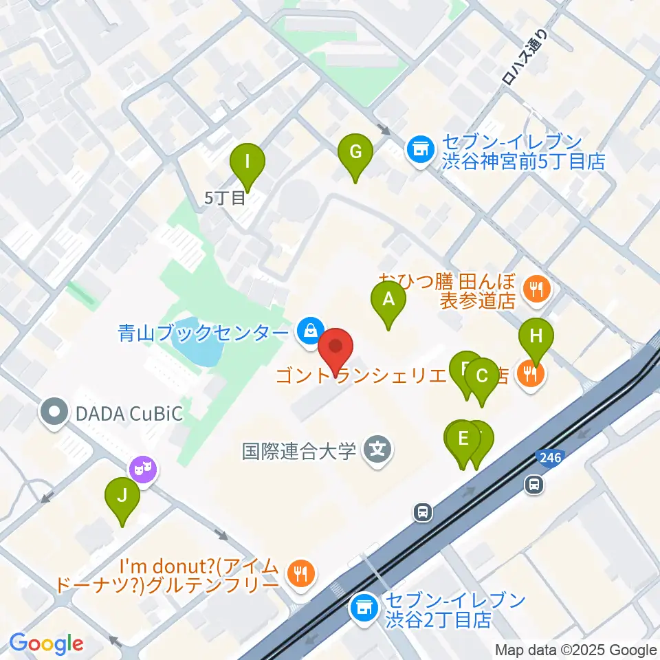 東京ウィメンズプラザ周辺の駐車場・コインパーキング一覧地図