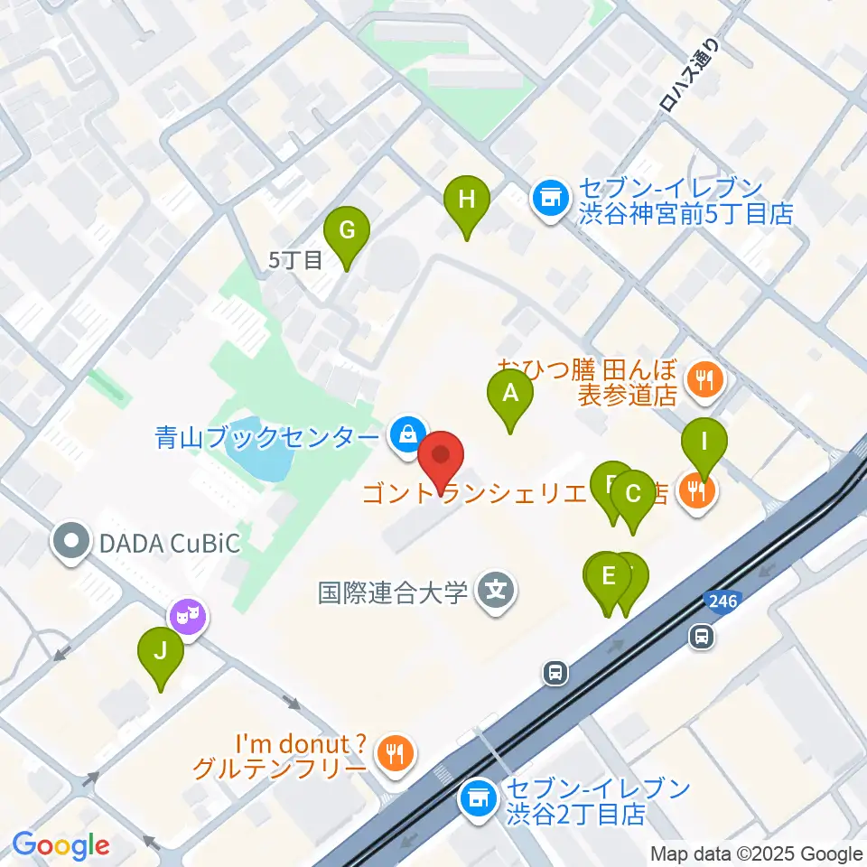 東京ウィメンズプラザ周辺の駐車場・コインパーキング一覧地図