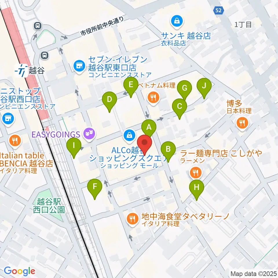 LoCo Music Studio周辺の駐車場・コインパーキング一覧地図
