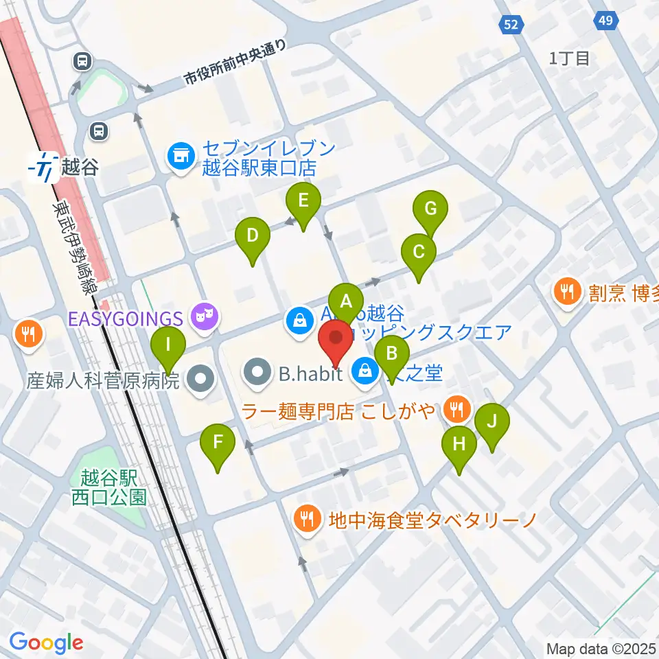 LoCo Music Studio周辺の駐車場・コインパーキング一覧地図