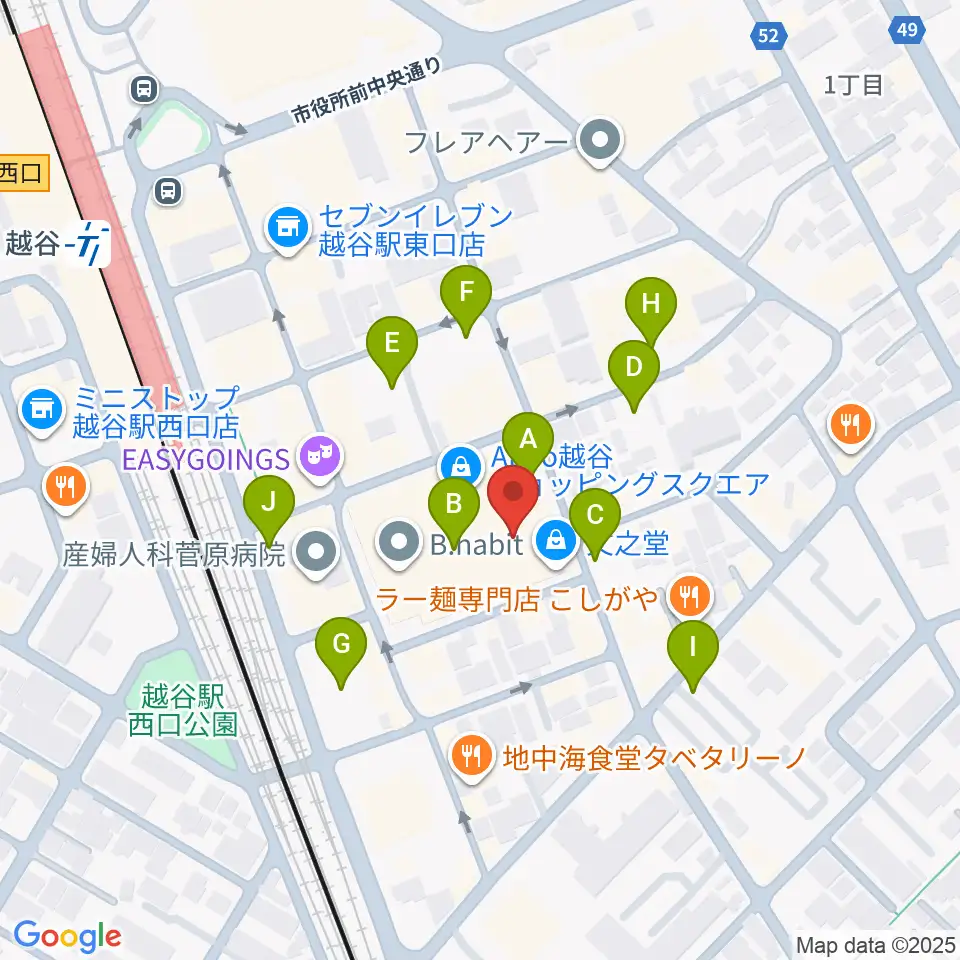 LoCo Music Studio周辺の駐車場・コインパーキング一覧地図