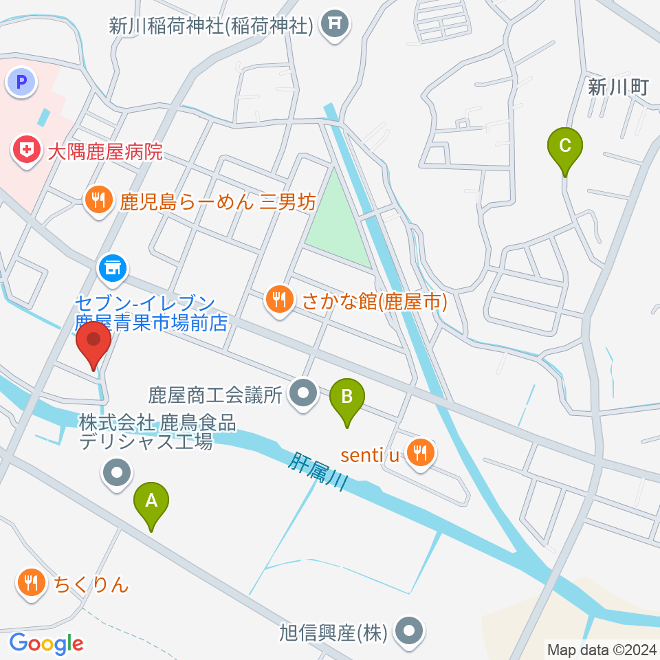 ライブスタジオ・ヴァイス周辺の駐車場・コインパーキング一覧地図