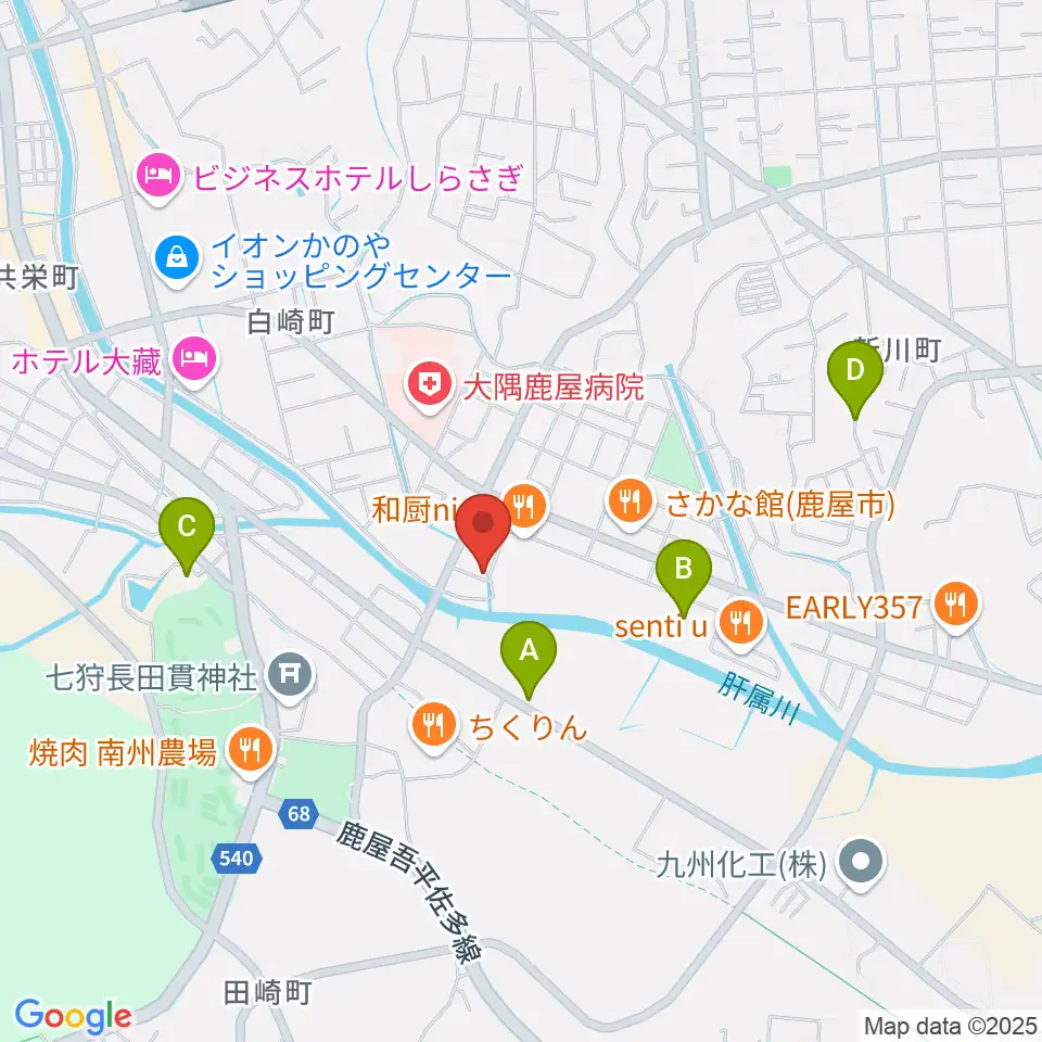 ライブスタジオ・ヴァイス周辺の駐車場・コインパーキング一覧地図