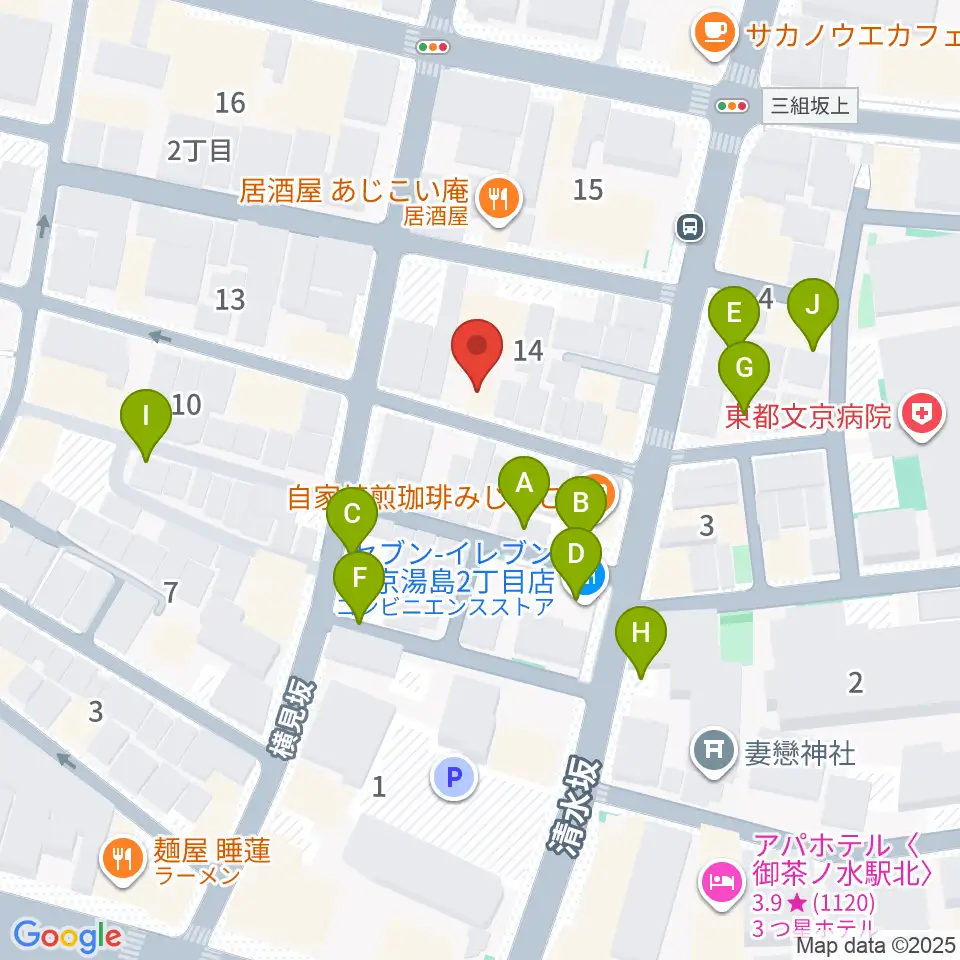 スチュディオ・トリアノン周辺の駐車場・コインパーキング一覧地図