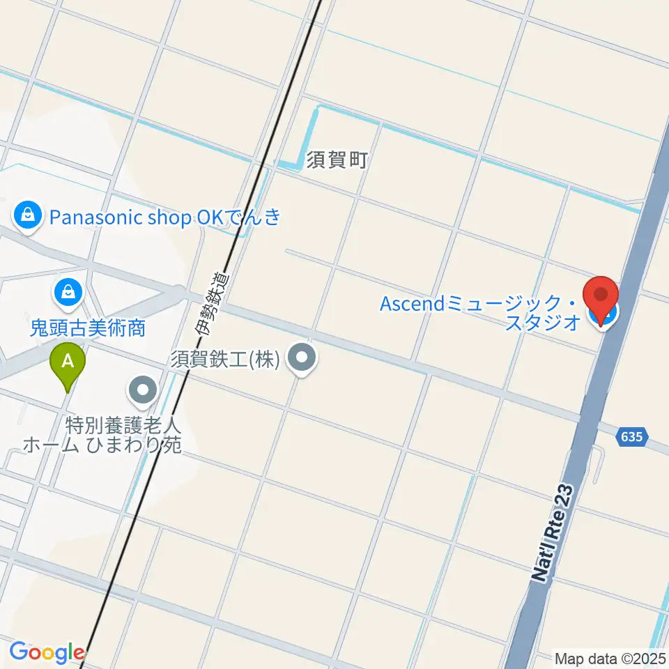 Ascendミュージック・スタジオ周辺の駐車場・コインパーキング一覧地図