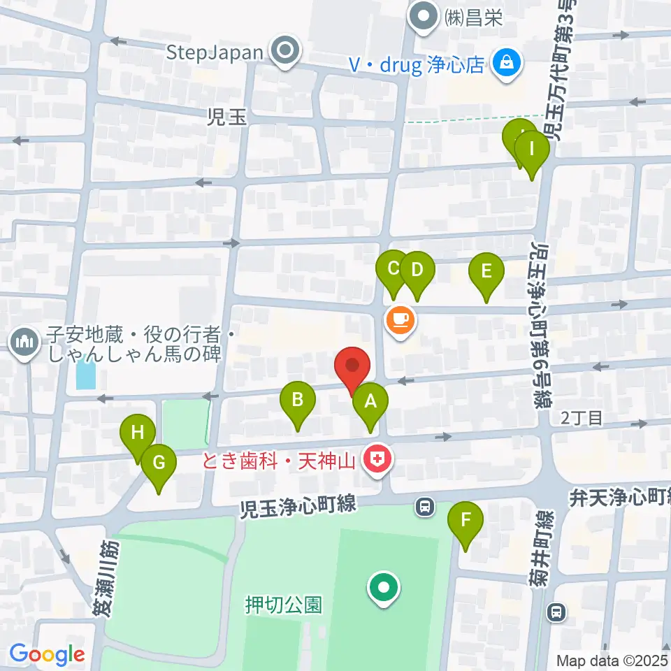 Swon Studio周辺の駐車場・コインパーキング一覧地図