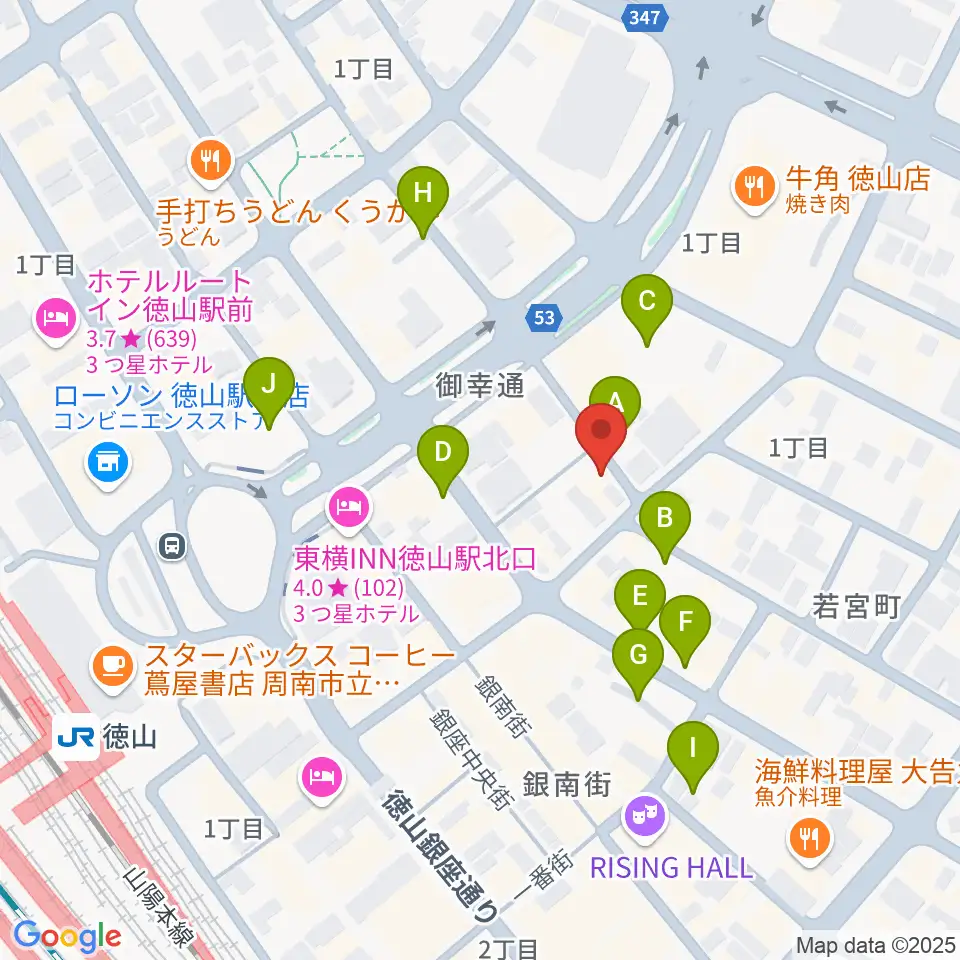 komolier NUA コモリエヌーア周辺の駐車場・コインパーキング一覧地図