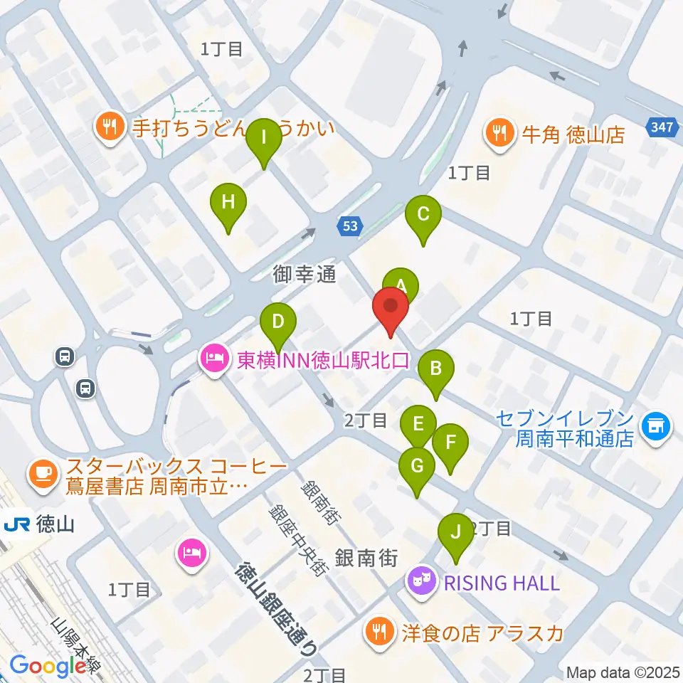 komolier NUA コモリエヌーア周辺の駐車場・コインパーキング一覧地図