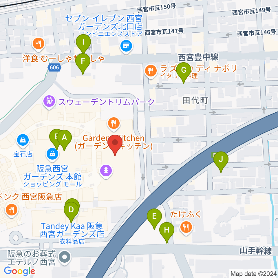 TOHOシネマズ西宮OS周辺の駐車場・コインパーキング一覧地図