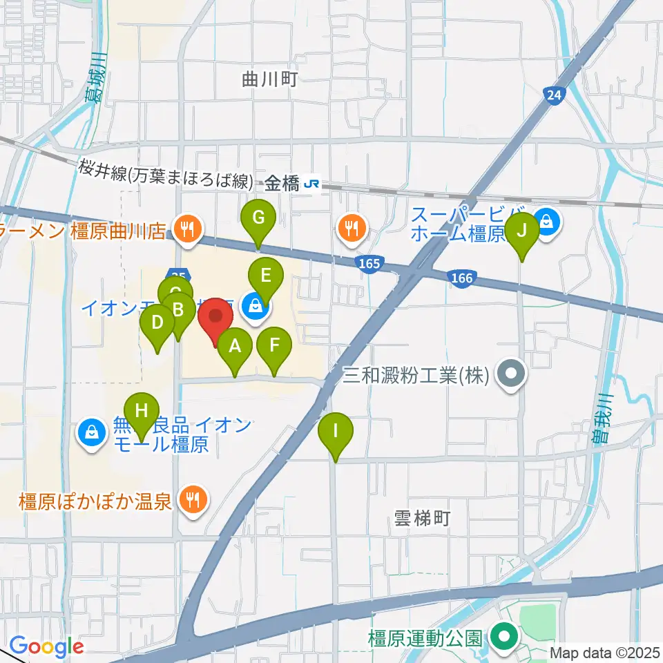 TOHOシネマズ橿原周辺の駐車場・コインパーキング一覧地図