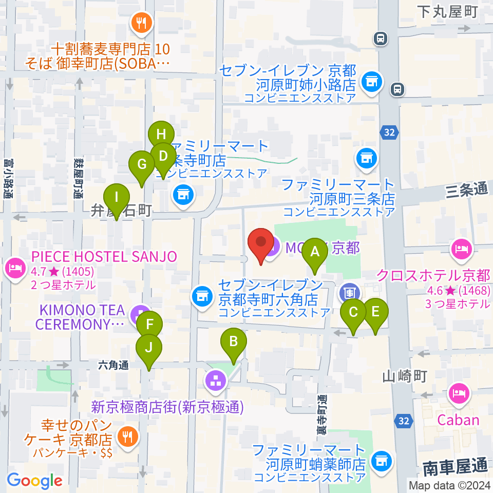 MOVIX京都周辺の駐車場・コインパーキング一覧地図