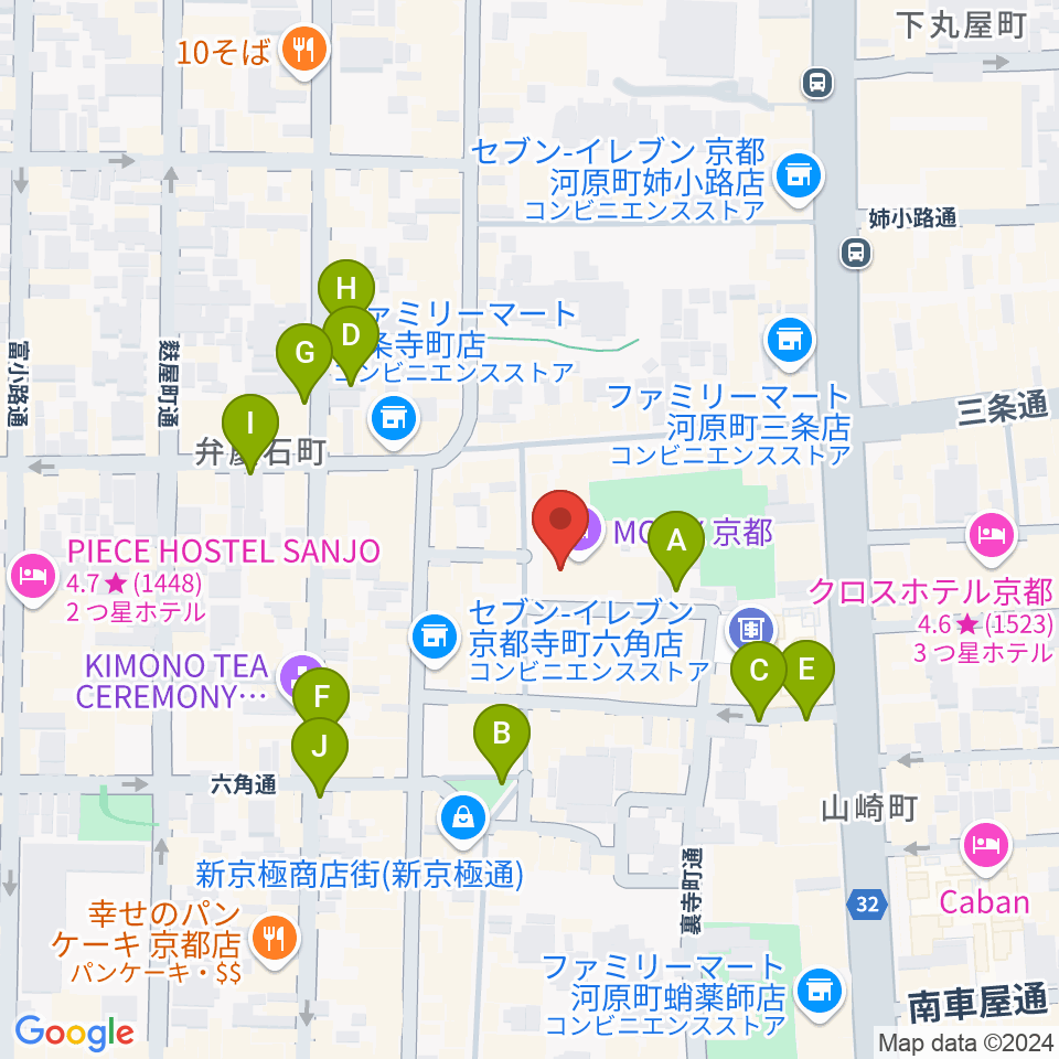 MOVIX京都周辺の駐車場・コインパーキング一覧地図