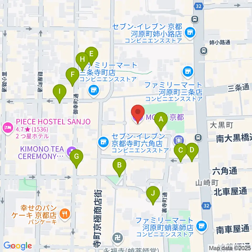 MOVIX京都周辺の駐車場・コインパーキング一覧地図