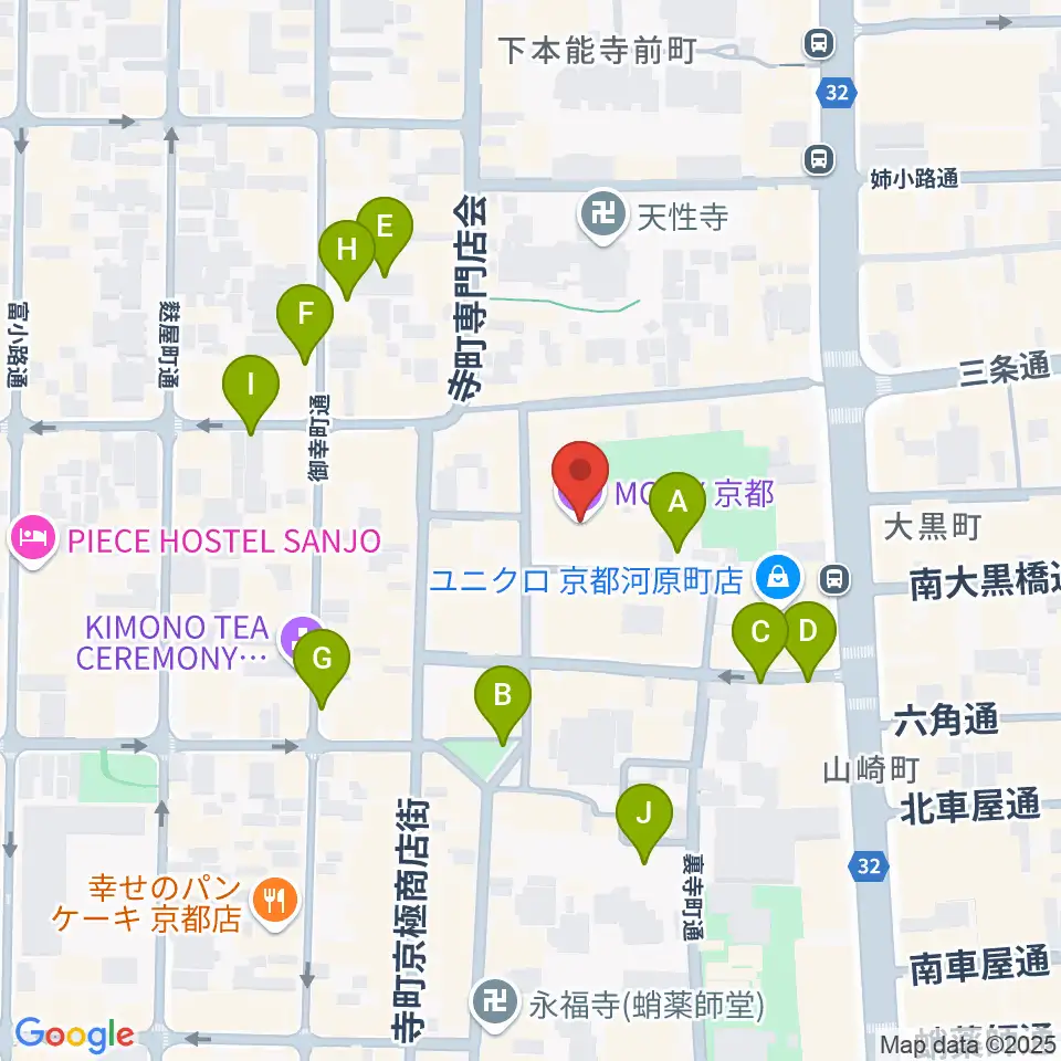 MOVIX京都周辺の駐車場・コインパーキング一覧地図