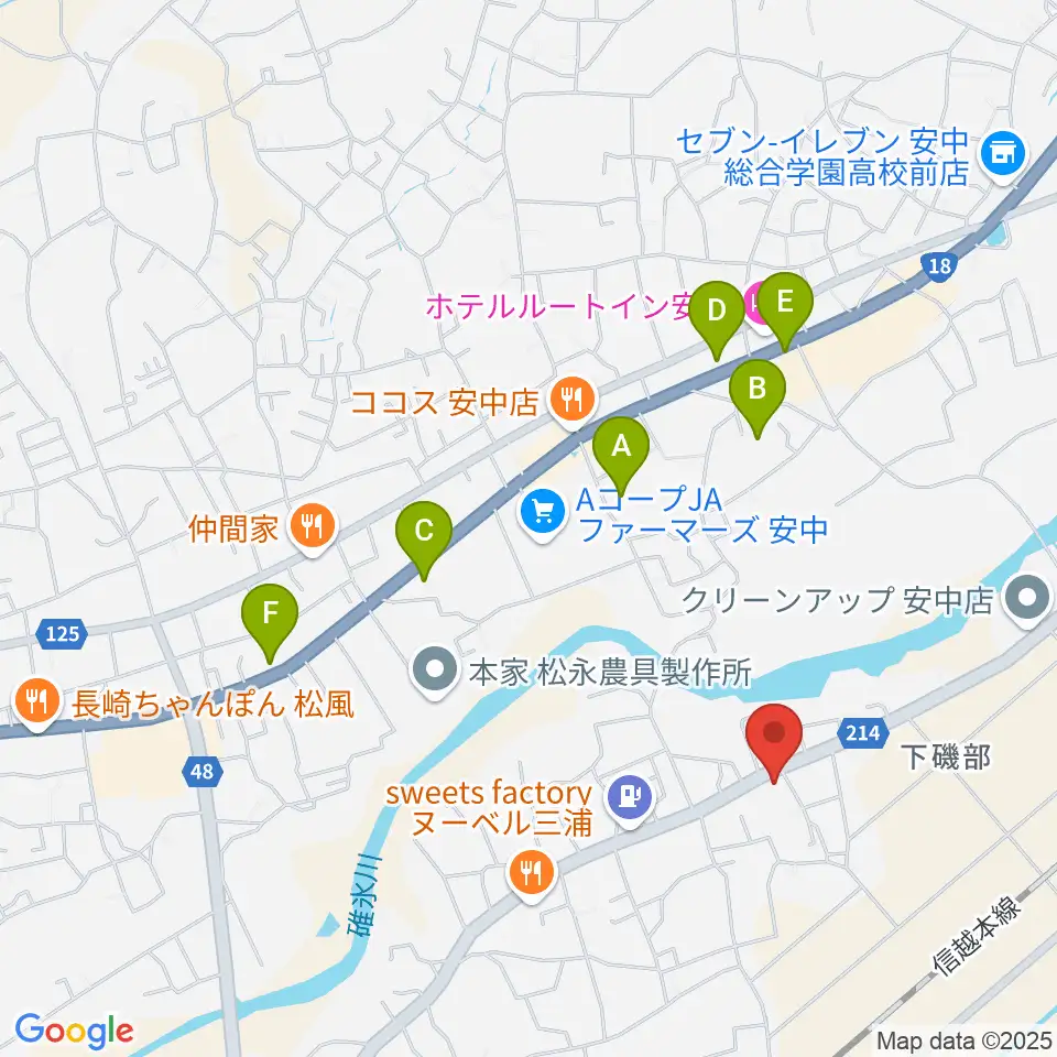 サウンドタム周辺の駐車場・コインパーキング一覧地図