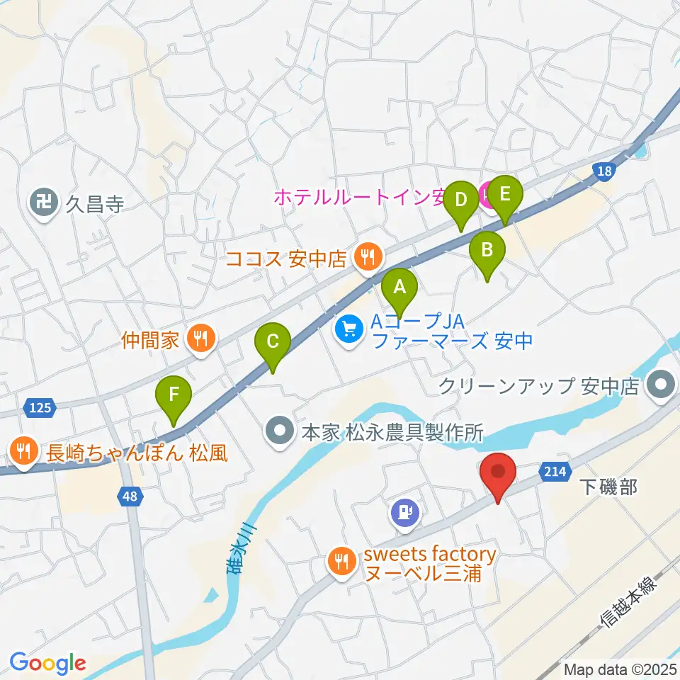 サウンドタム周辺の駐車場・コインパーキング一覧地図