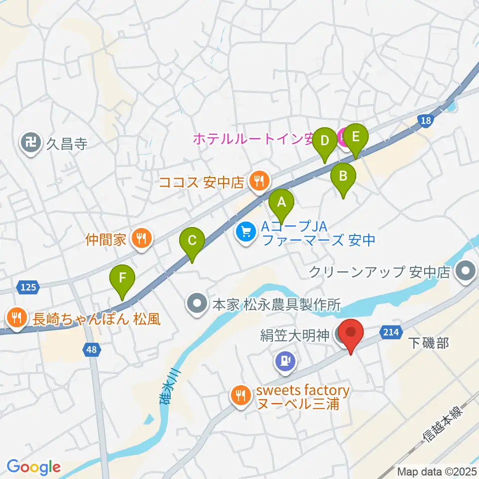 サウンドタム周辺の駐車場・コインパーキング一覧地図