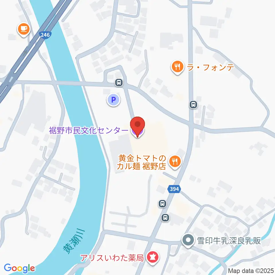 裾野市民文化センター周辺の駐車場・コインパーキング一覧地図