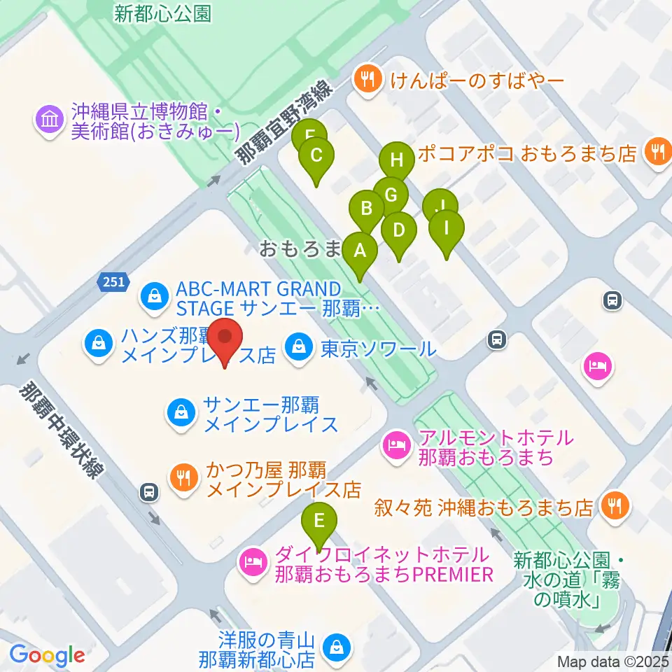 シネマQ周辺の駐車場・コインパーキング一覧地図