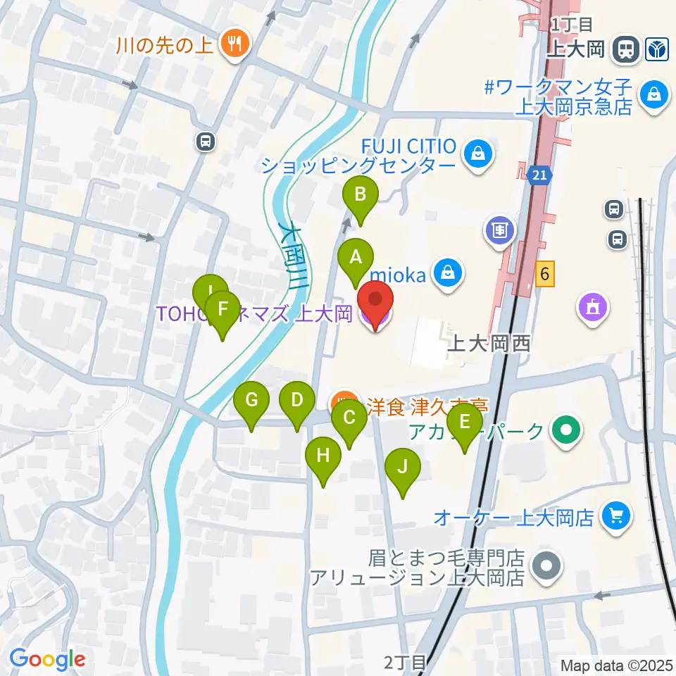 TOHOシネマズ上大岡周辺の駐車場・コインパーキング一覧地図