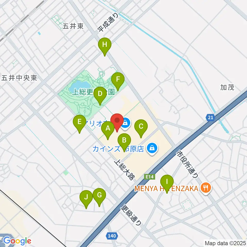 TOHOシネマズ市原周辺の駐車場・コインパーキング一覧地図