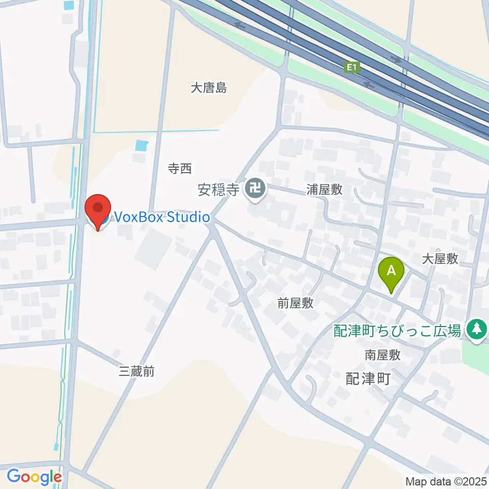 VoxBoxStudio周辺の駐車場・コインパーキング一覧地図