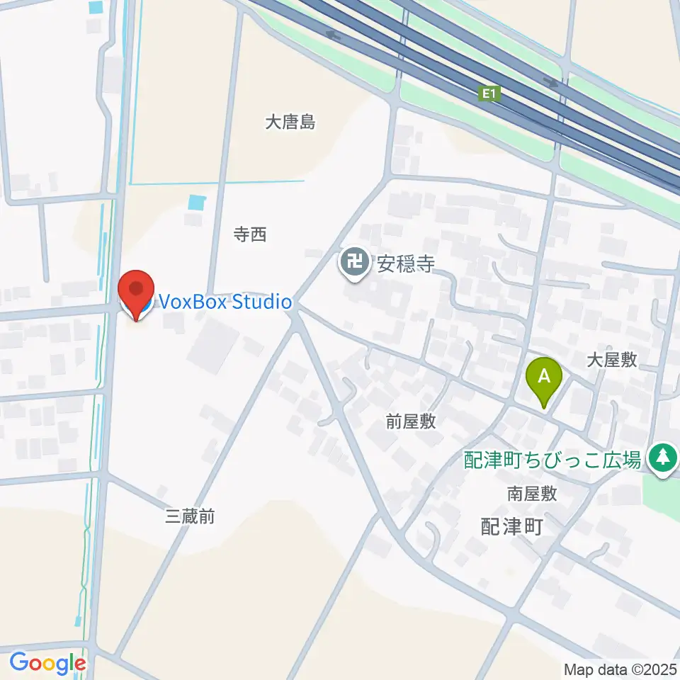 VoxBoxStudio周辺の駐車場・コインパーキング一覧地図