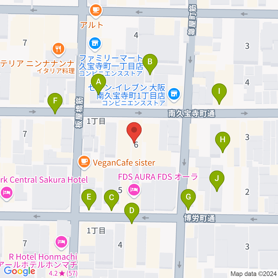 アルケミースタジオ周辺の駐車場・コインパーキング一覧地図