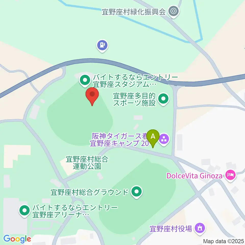 バイトするならエントリー宜野座スタジアム周辺の駐車場・コインパーキング一覧地図