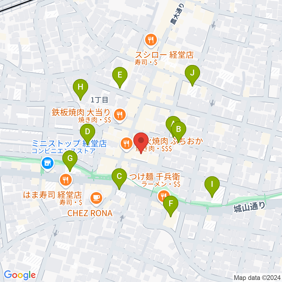 経堂LOVE, PEACE & SOUL周辺の駐車場・コインパーキング一覧地図