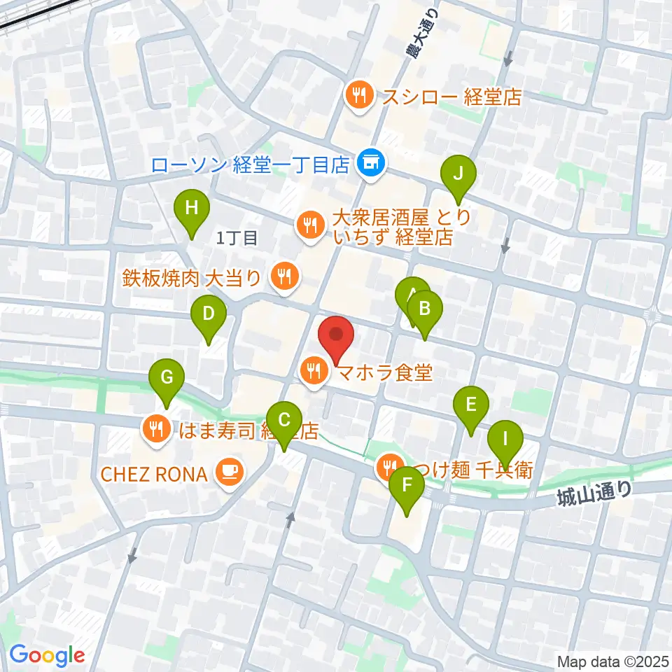 経堂LOVE, PEACE & SOUL周辺の駐車場・コインパーキング一覧地図