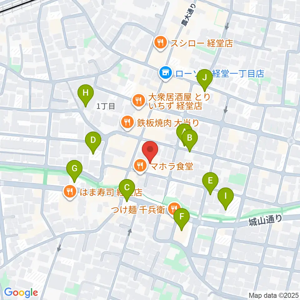 経堂LOVE, PEACE & SOUL周辺の駐車場・コインパーキング一覧地図
