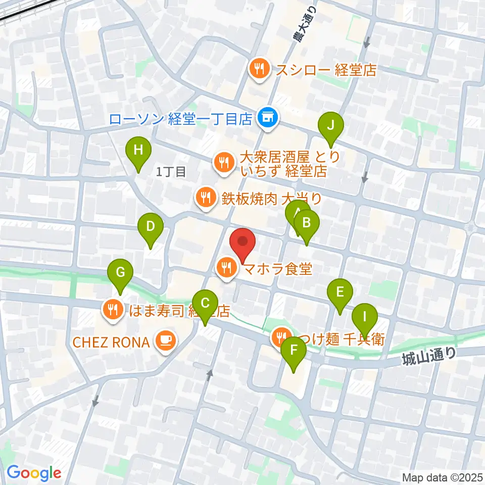 経堂LOVE, PEACE & SOUL周辺の駐車場・コインパーキング一覧地図