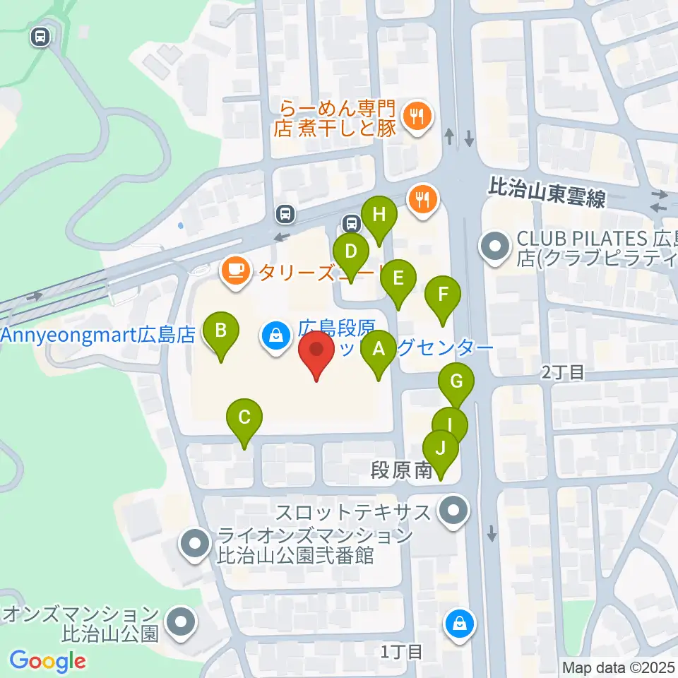 イオンシネマ広島周辺の駐車場・コインパーキング一覧地図