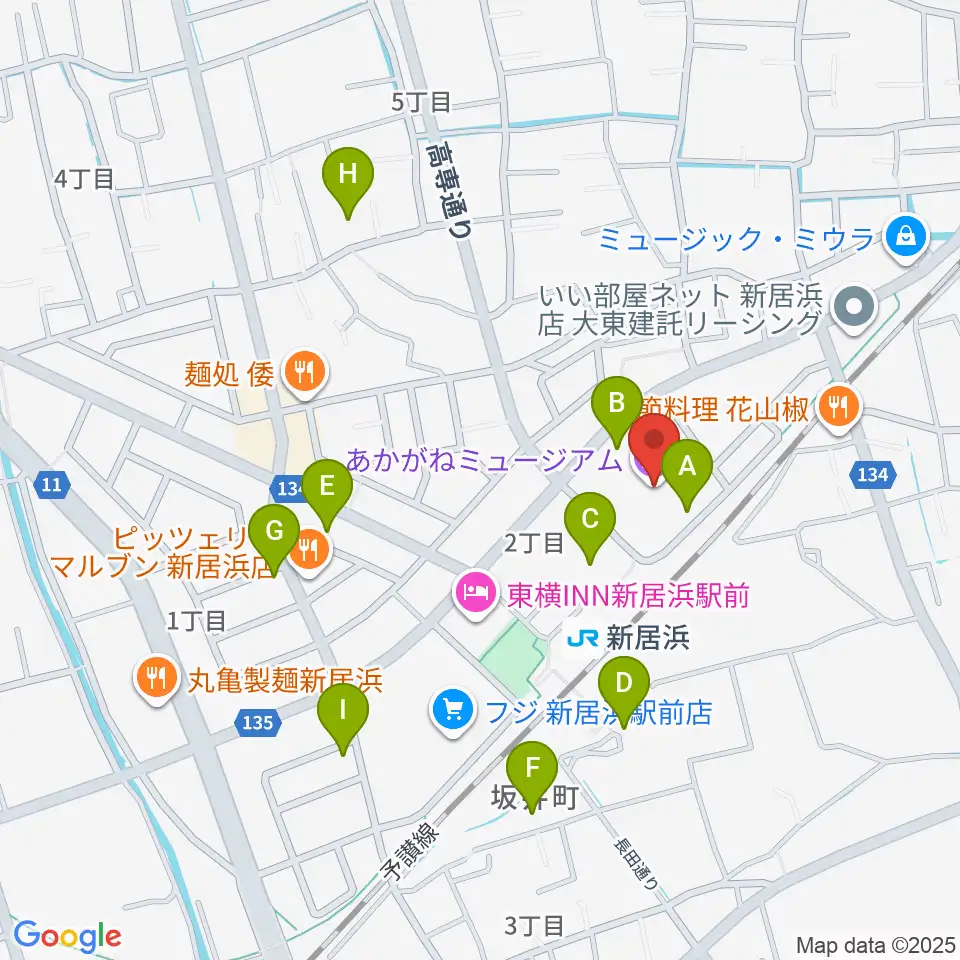 Hello! NEW 新居浜 FM78.0周辺の駐車場・コインパーキング一覧地図
