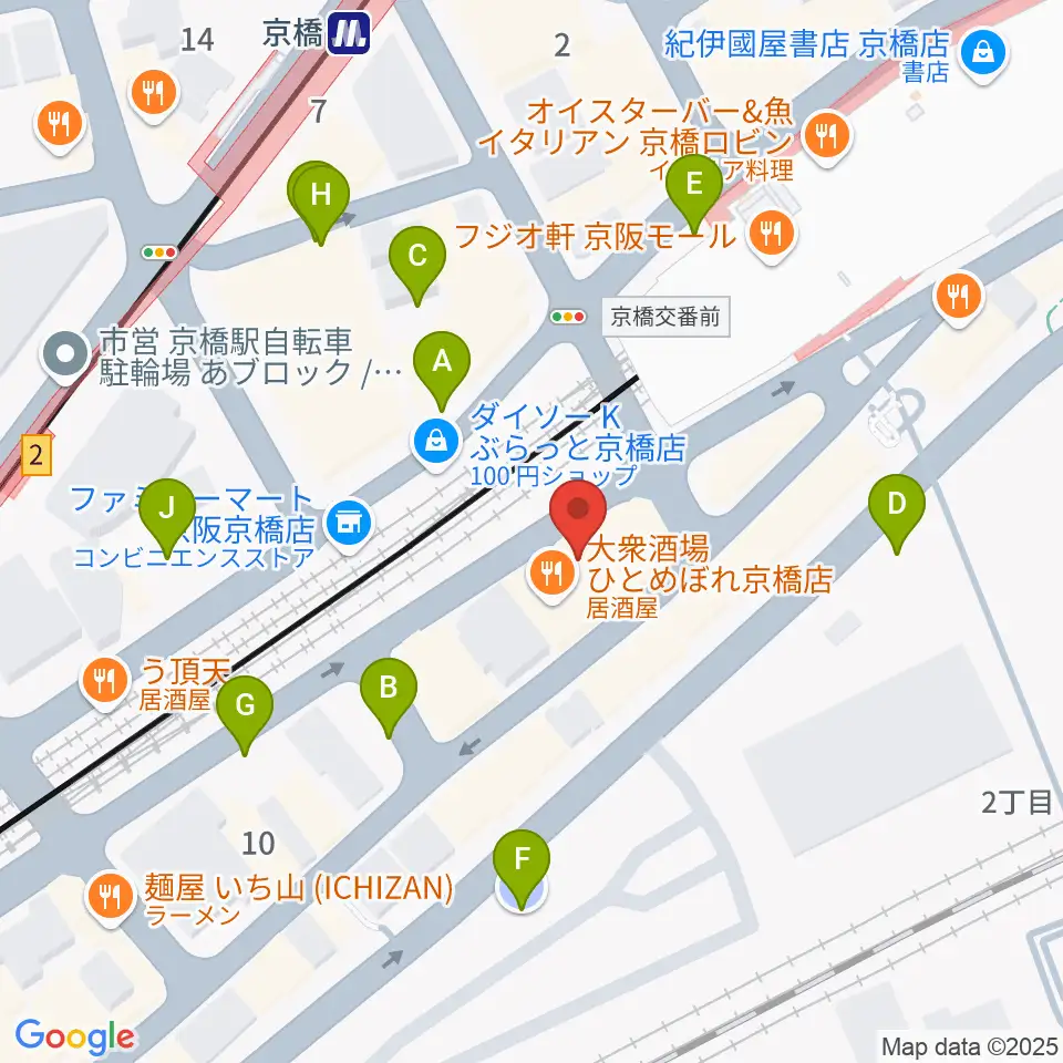 Jet Studio周辺の駐車場・コインパーキング一覧地図