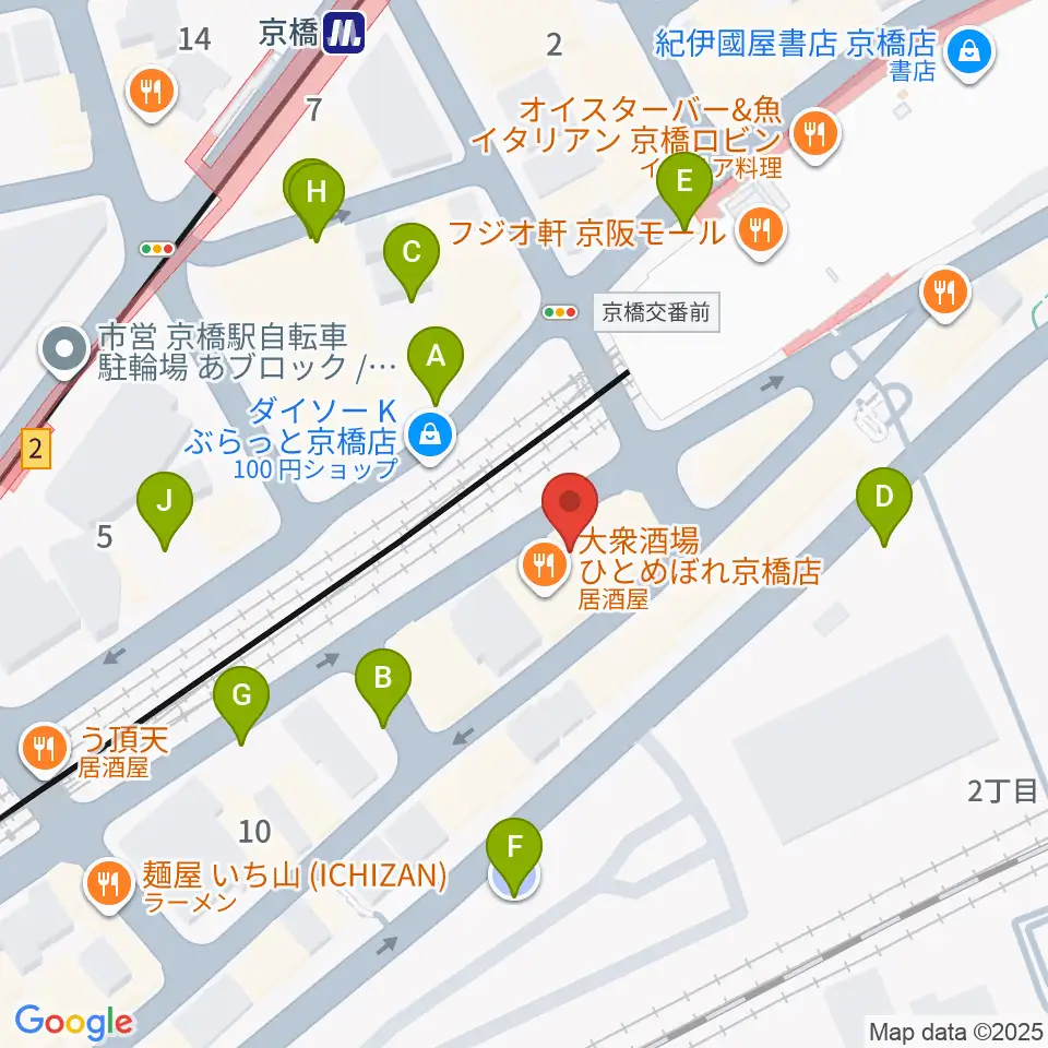 Jet Studio周辺の駐車場・コインパーキング一覧地図