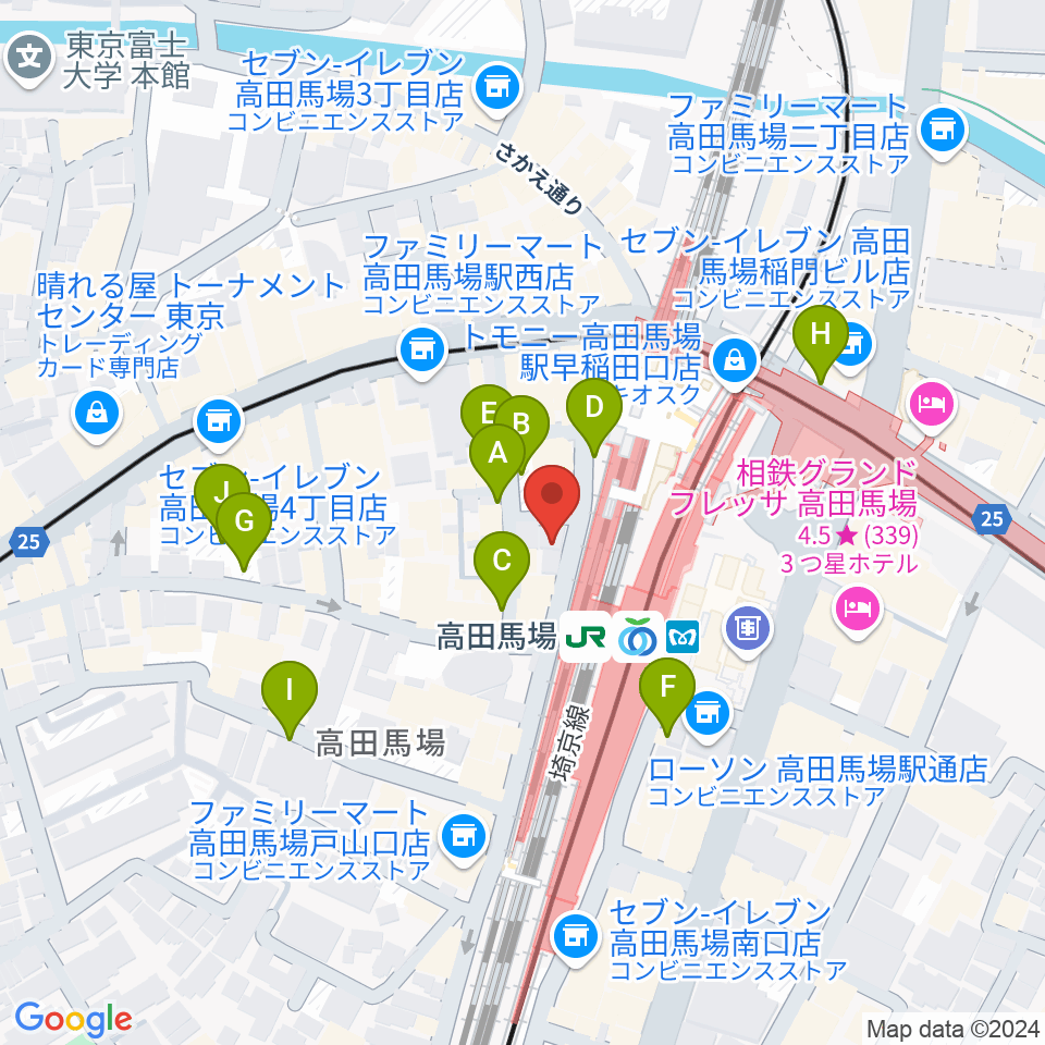 MI TOKYO周辺の駐車場・コインパーキング一覧地図