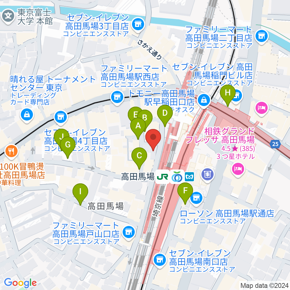 MI TOKYO周辺の駐車場・コインパーキング一覧地図