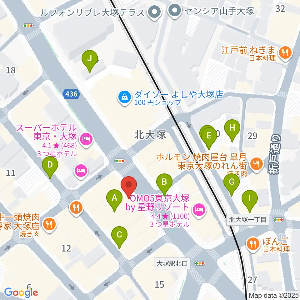 大塚Hearts Next周辺の駐車場・コインパーキング一覧地図