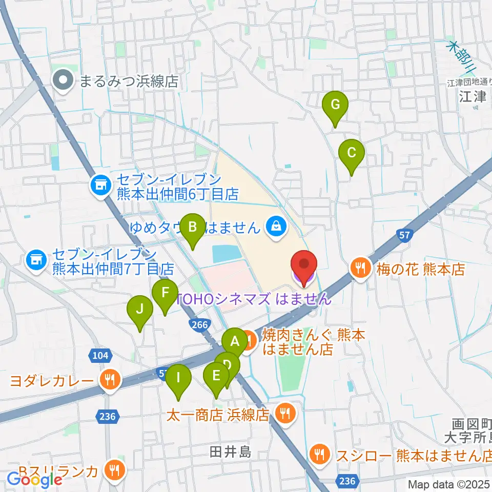 TOHOシネマズはません周辺の駐車場・コインパーキング一覧地図